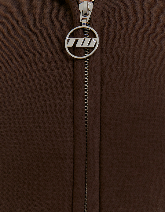 TALLY WEiJL, Sweat Marron à Zip for Women