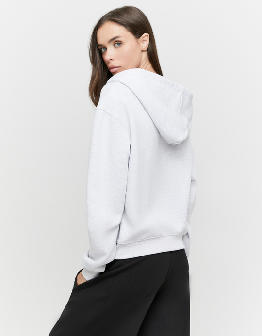 TALLY WEiJL, Grey Zip Up Hoodie for Women
