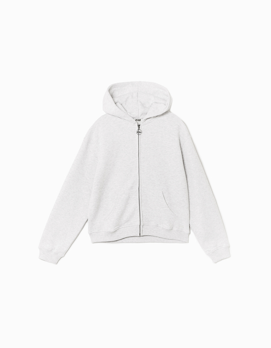 TALLY WEiJL, Felpa Grigia Con Zip for Women