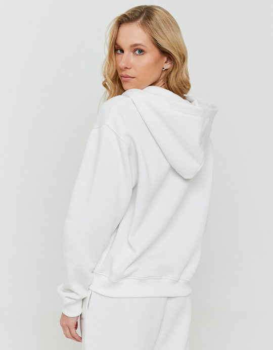 TALLY WEiJL, White Zip Up Hoodie for Women