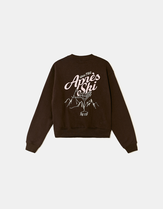 TALLY WEiJL, Brown Embroidered Sweatshirt for Women