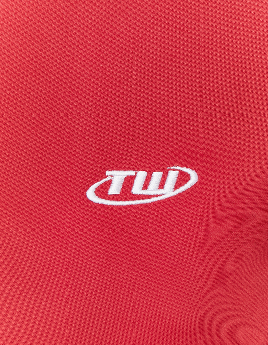 TALLY WEiJL, Red Zip Up Sweatshirt for Women