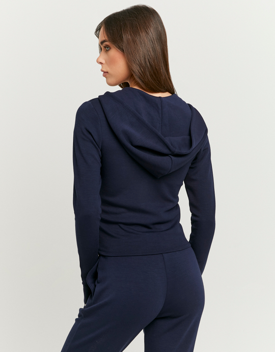 TALLY WEiJL, Hoodie blu con zip for Women