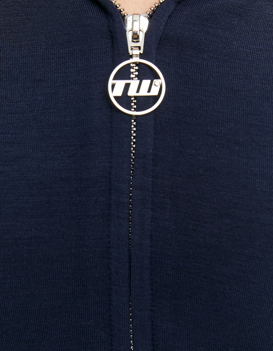 TALLY WEiJL, Hoodie blu con zip for Women