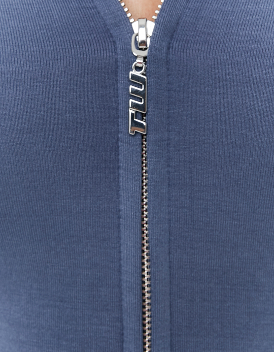 TALLY WEiJL, Felpa con Zip Grigia for Women