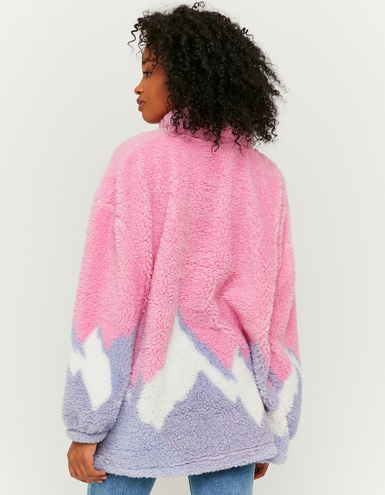 TALLY WEiJL, Faux Fur Oversize Sweatshirt for Women