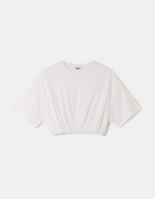 TALLY WEiJL, T-Shirt Court Blanc for Women