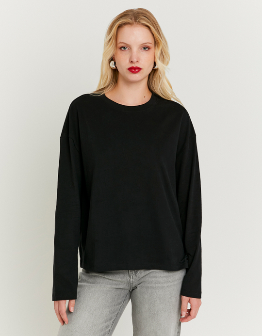 TALLY WEiJL, Schwarzes Basic T-Shirt for Women