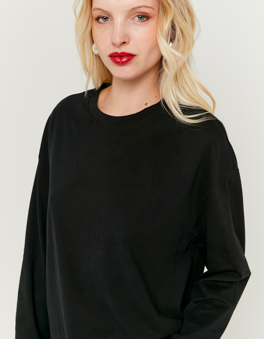 TALLY WEiJL, T-shirt Basic Μαύρο for Women