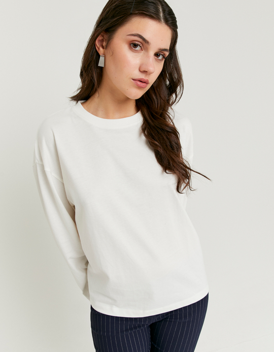 TALLY WEiJL, T-shirt Basic Λευκό for Women