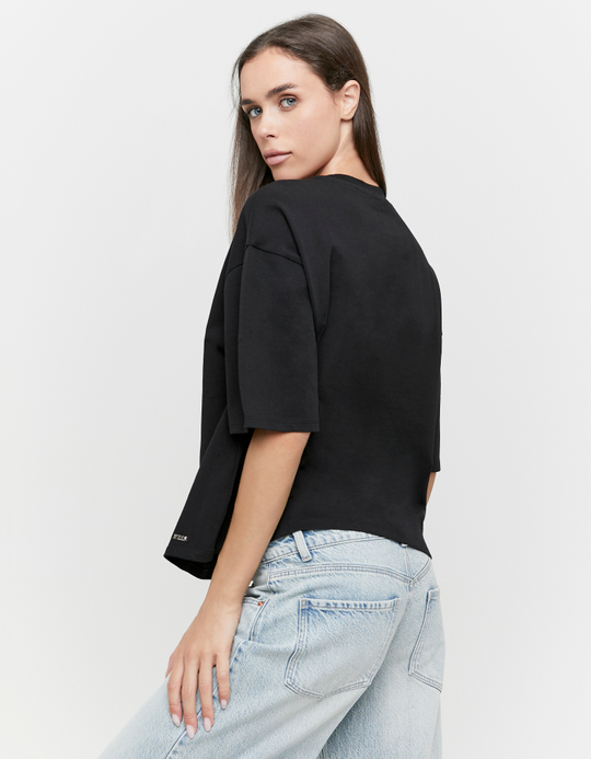 TALLY WEiJL, Schwarzes Oversize T-Shirt for Women