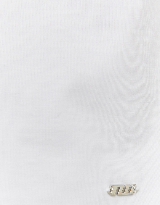 TALLY WEiJL, T-Shirt Basique Blanc Oversize for Women