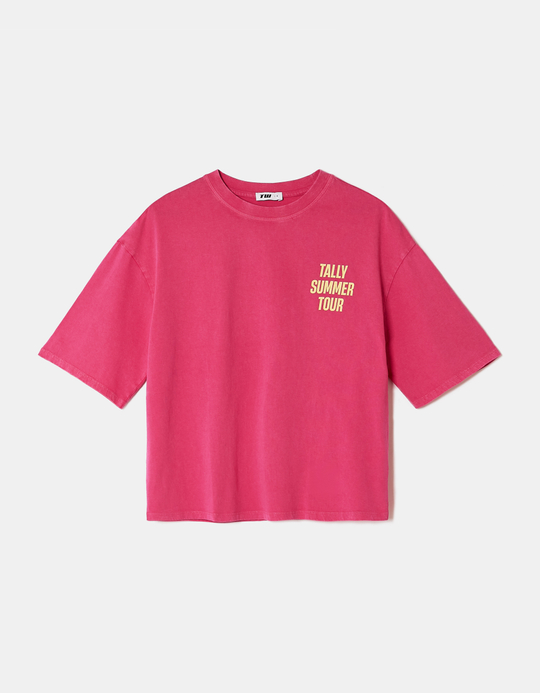 TALLY WEiJL, Pink Printed T-shirt for Women