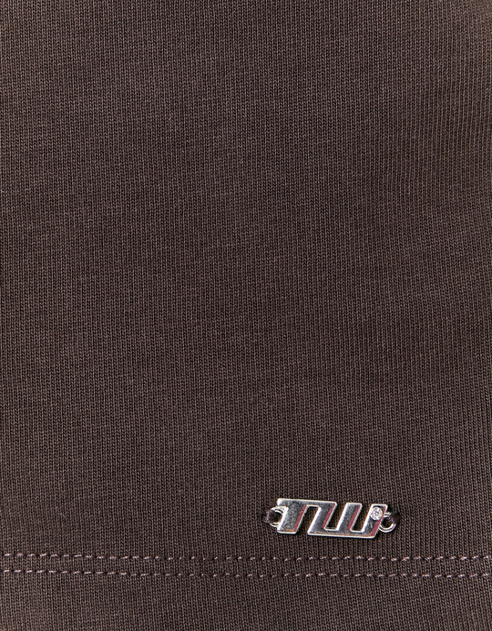 TALLY WEiJL, Brown Basic T-Shirt for Women