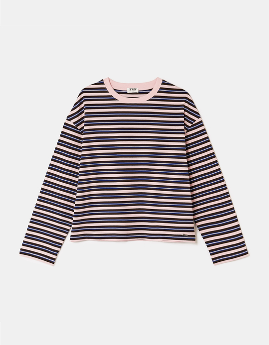 TALLY WEiJL, Rosa Gestreiftes T Shirt for Women