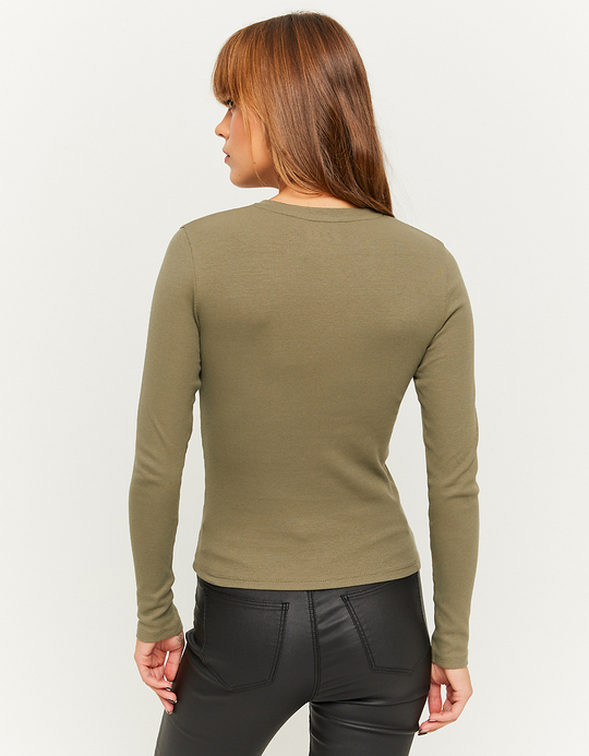TALLY WEiJL, T-shirt Basica a Maniche Lunghe for Women