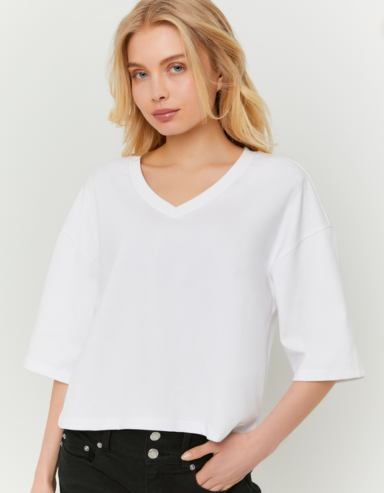 TALLY WEiJL, T-shirt basic bianca for Women