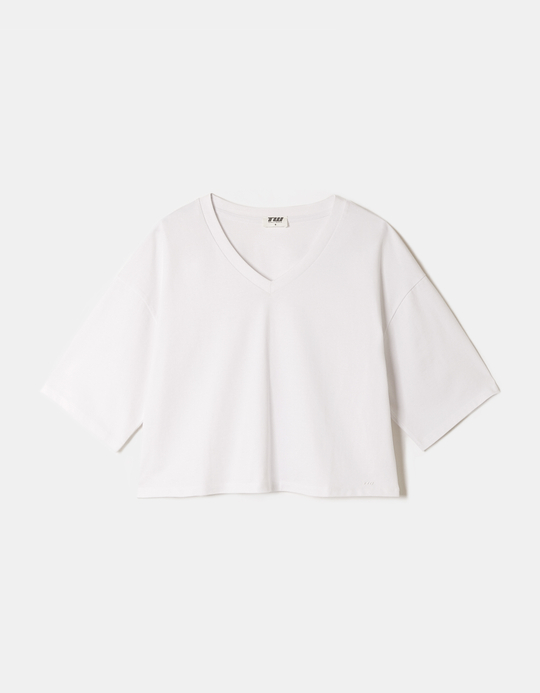 TALLY WEiJL, White Basic T-shirt for Women