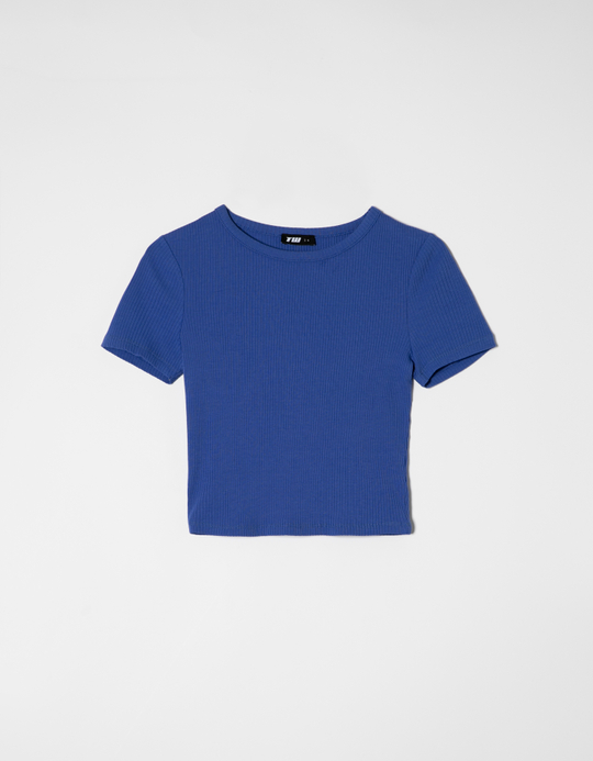 TALLY WEiJL, T-shirt Basic Μπλε for Women