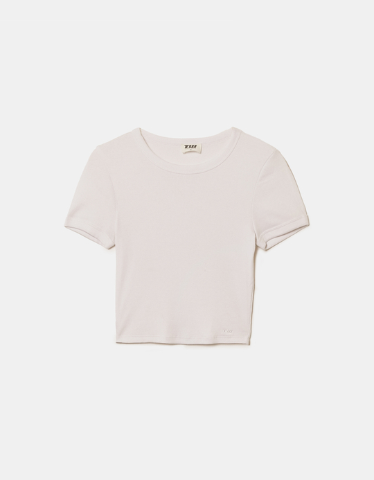 TALLY WEiJL, White Basic T-shirt for Women
