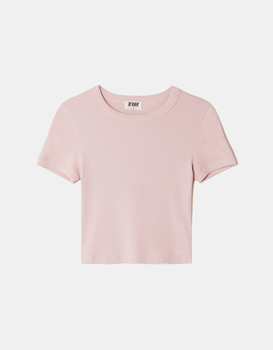 TALLY WEiJL, Rosa Basic T-Shirt for Women