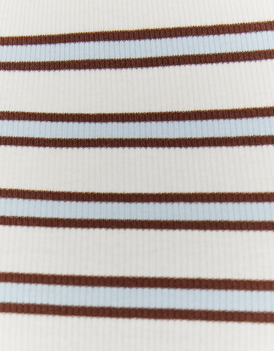 TALLY WEiJL, White Striped T-shirt for Women