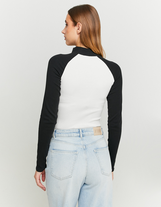 TALLY WEiJL, T-Shirt Basique à Imprimé Colorblock for Women