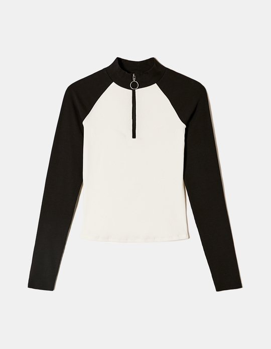 TALLY WEiJL, T-Shirt Basique à Imprimé Colorblock for Women