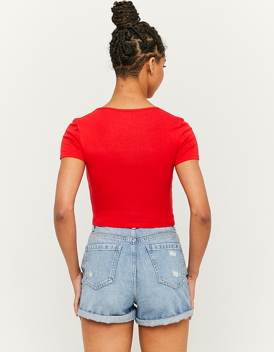 TALLY WEiJL, Cut Out Cropped Top for Women