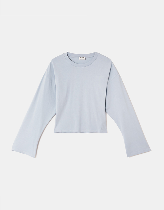 TALLY WEiJL, Maglietta Blu a Maniche Lunghe for Women