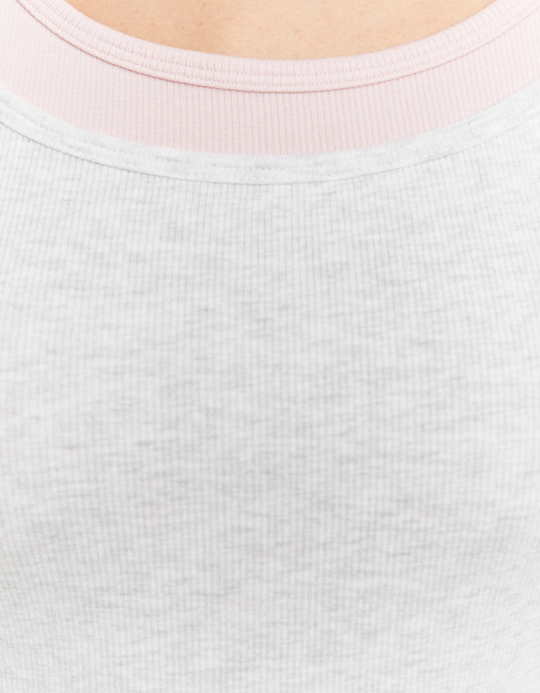 TALLY WEiJL, Grey Basic T-shirt for Women