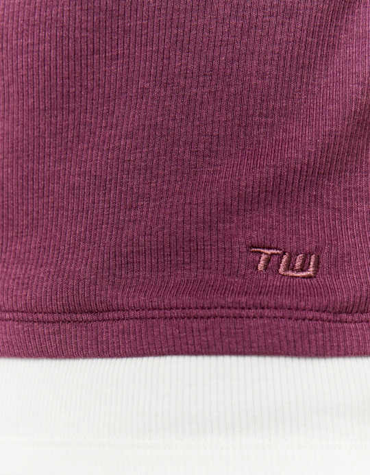 TALLY WEiJL, T-shirt basic viola for Women