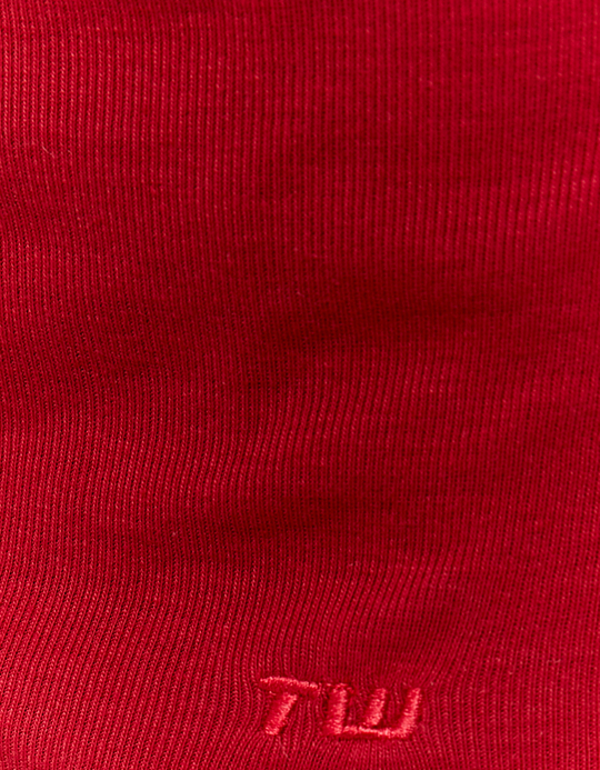 TALLY WEiJL, T-shirt Μακρύ Μανίκι Κόκκινο for Women