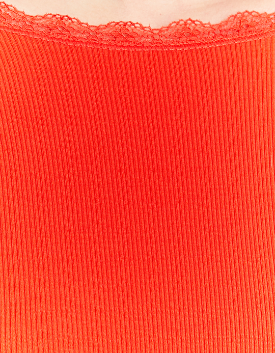TALLY WEiJL, Maglietta Rossa con Schiena Aperta for Women
