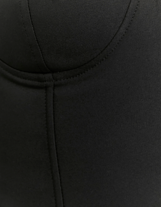 TALLY WEiJL, Black Bustier Top for Women