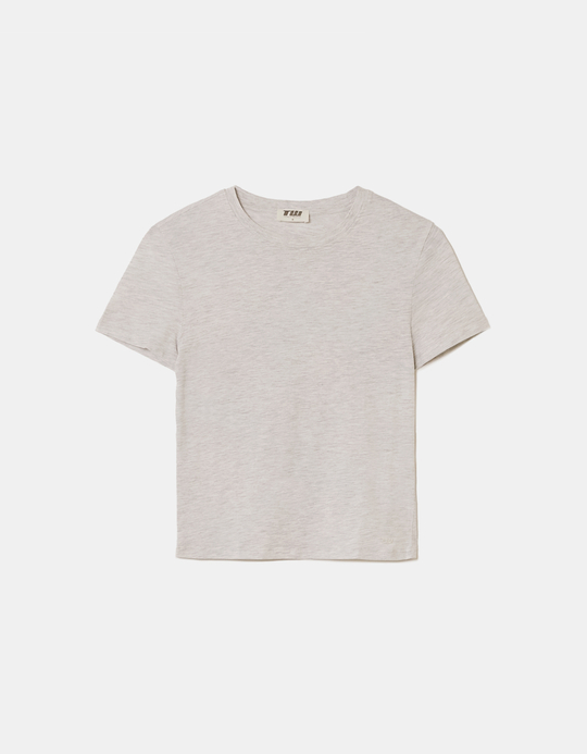 TALLY WEiJL, T-Shirt Grigia basica for Women