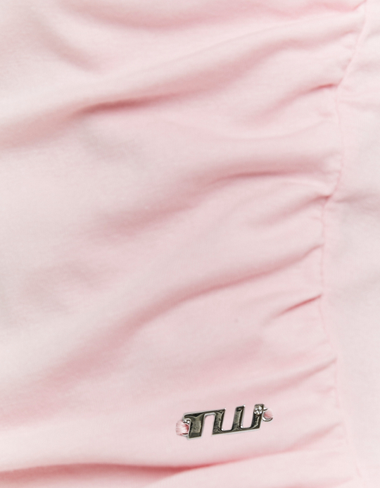 TALLY WEiJL, Pinkes Draped Langarmshirt for Women