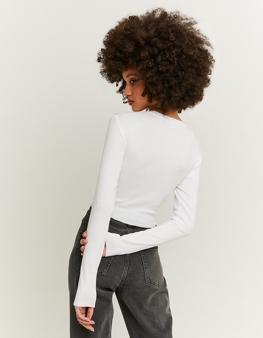 TALLY WEiJL, T-shirt Fantasia Bianca for Women