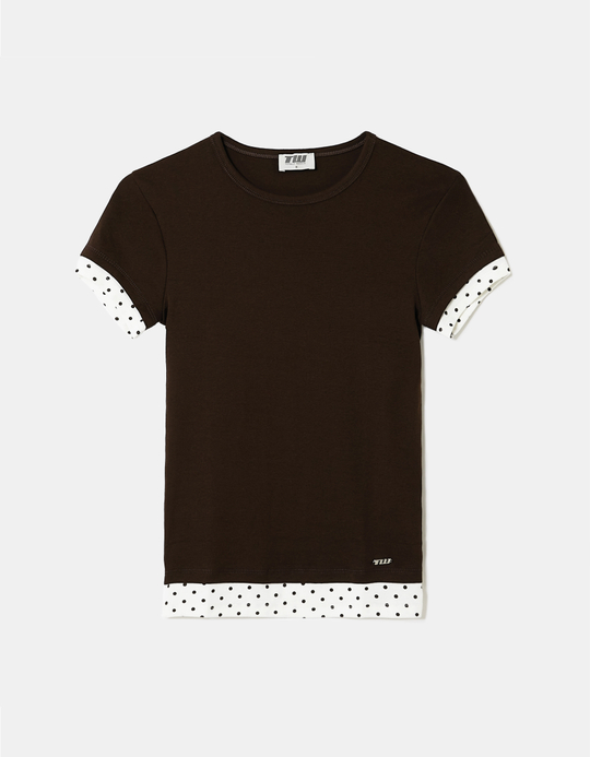 TALLY WEiJL, Braunes T-Shirt for Women