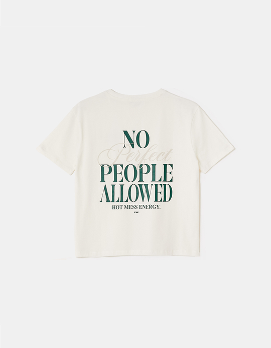 TALLY WEiJL, T-Shirt Blanc Imprimé for Women