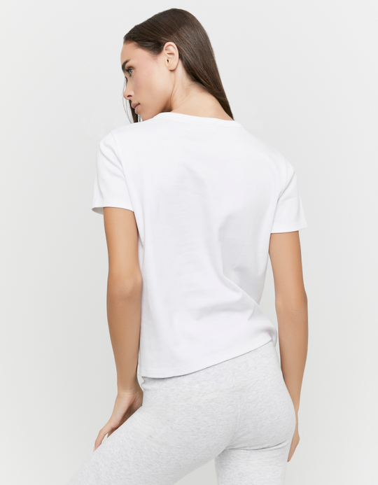 TALLY WEiJL, T-Shirt Basic Blanc for Women