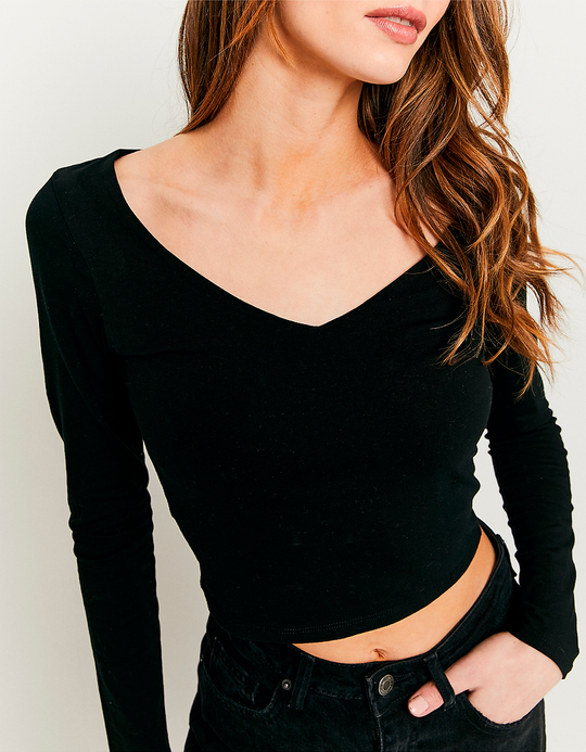 TALLY WEiJL, Langärmeliges Basic T Shirt for Women