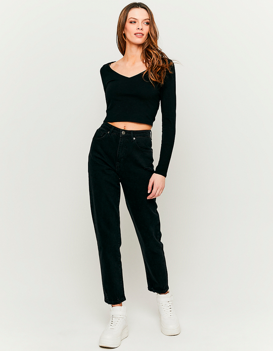 TALLY WEiJL, Langärmeliges Basic T Shirt for Women