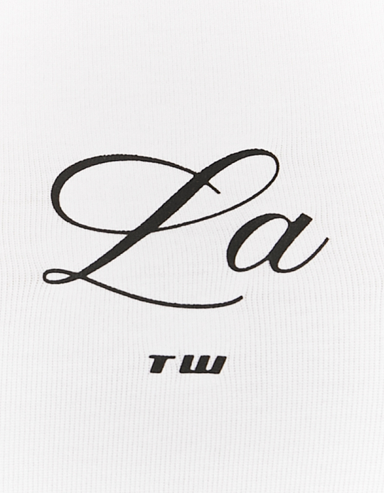 TALLY WEiJL, White Printed T-Shirt for Women