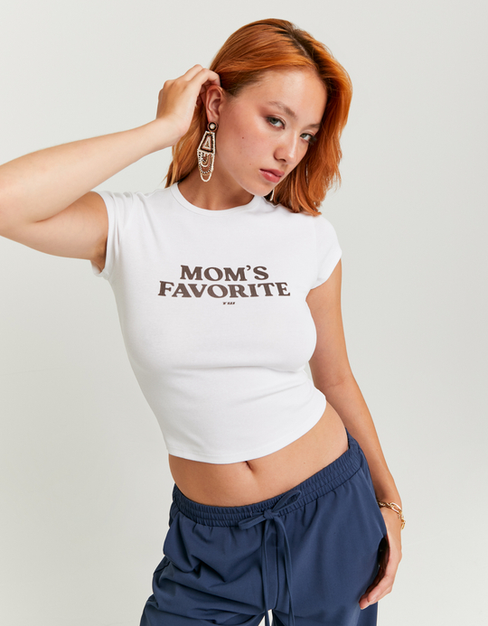TALLY WEiJL, White Printed T-shirt for Women