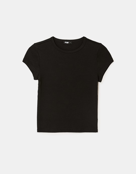 TALLY WEiJL, T shirt basic nera for Women