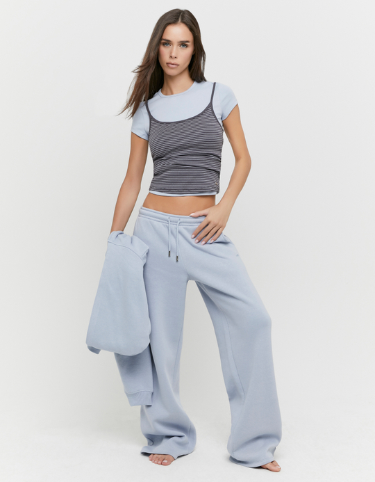 TALLY WEiJL, Blaues Basic T-Shirt for Women