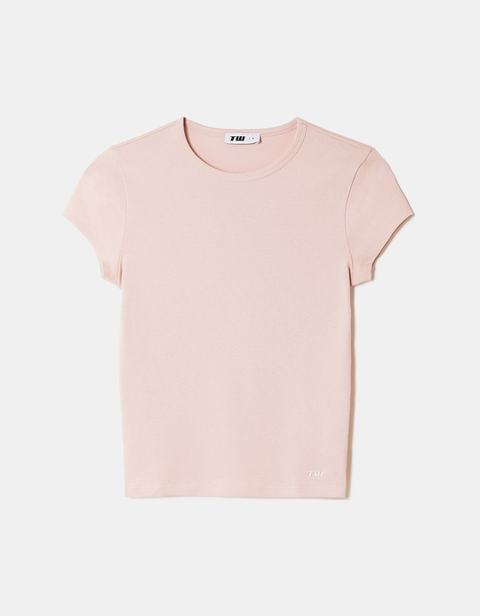 TALLY WEiJL, Pink Basic T-shirt for Women