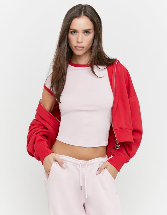 TALLY WEiJL, Rosa Basic T-Shirt for Women