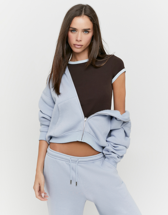 TALLY WEiJL, T-Shirt Basic Marrone for Women